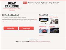 Tablet Screenshot of bradfarleigh.com